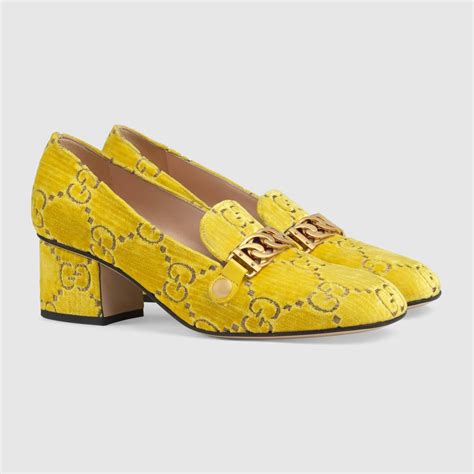 heeled loafers gucci|gucci velvet loafers women's.